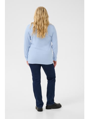 KAFFE curve Strickjacke KCfarsia Regular fit in Soft Chambray