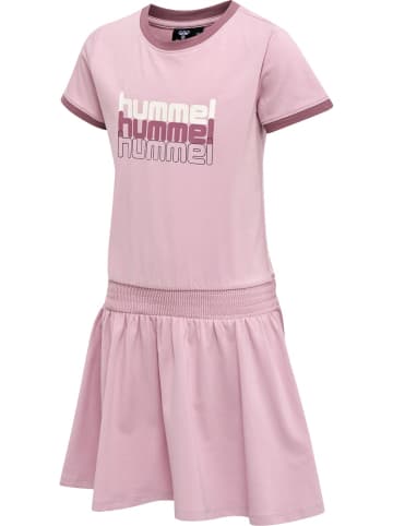 Hummel Minikleid "Hmlcloud Dress S/S" in Pink