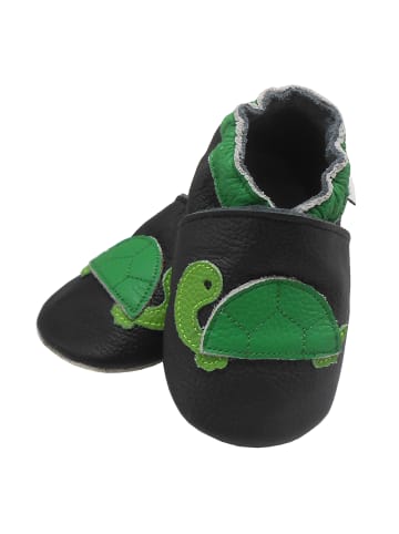 Bemesu Baby-Leder-Laufschuhe, komfortabel mit rutschfester Sohle-Schildkrötenmuster