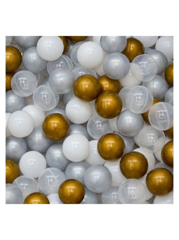 LittleTom 200 Bällebadbälle Emma 5,5 cm im 4-Farben-Mix