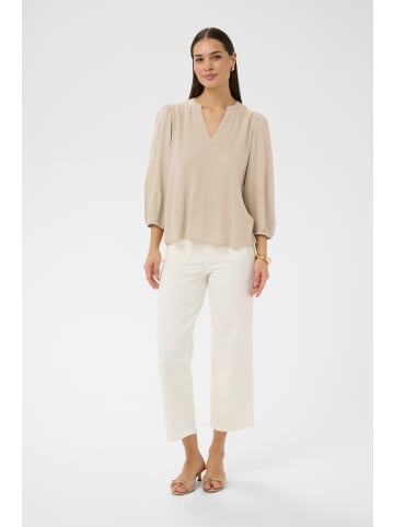 Kaffe Kurzarm-Bluse KAmilia Regular fit in Feather Gray