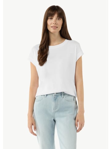 comma T-Shirt in 0100_weiß