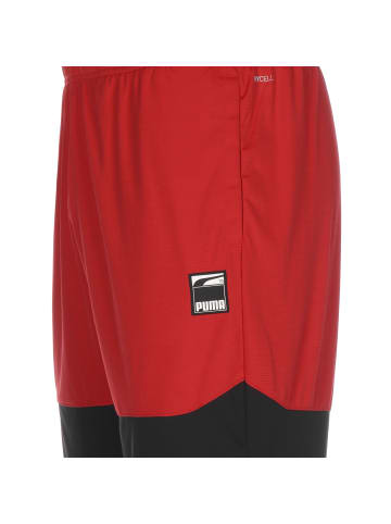 Puma Shorts Ultimate in rot / schwarz