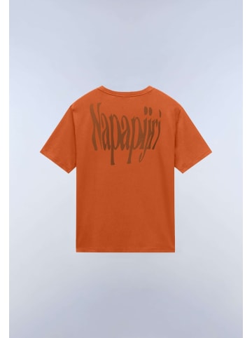 Napapijri T-Shirt "S-Turrach Ss" in Orange