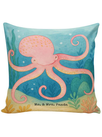 Mr. & Mrs. Panda kuschelkissen 40x40 Tintenfisch Design ohne Spruch in Weiß