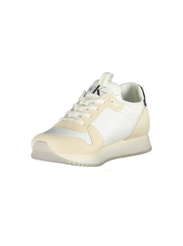 Calvin Klein Weiße Polyurethan-Sneaker