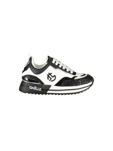 GAELLE PARIS Schwarze Polyurethan-Sneaker