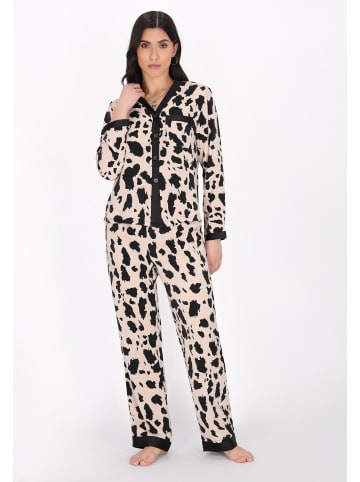 faina Women Sleepwear in beige black
