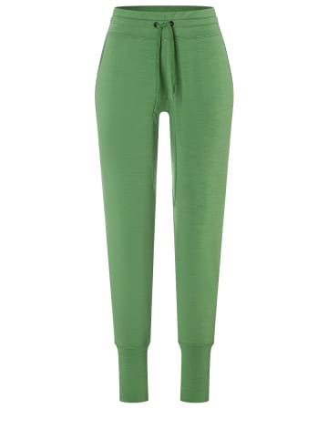 super.natural Merino Hose W ESSENTIAL CUFFED PANT in grün