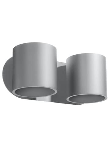 Nice Lamps Wandleuchte RODA 2 in Grau (H)10cm (L)26cm