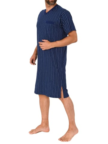 NORMANN kurzarm Nachthemd Streifen - 72266 in grün