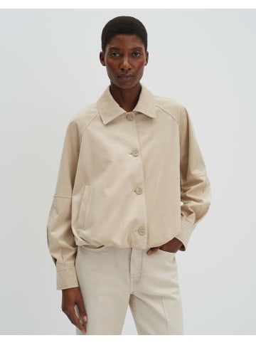 someday. Verkürzte Jacke in Veloursoptik in Soft Oat