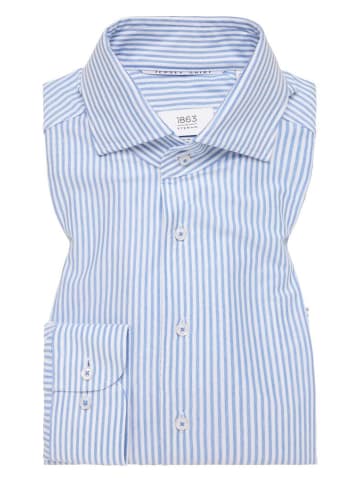 Eterna Langarmhemd in Blau