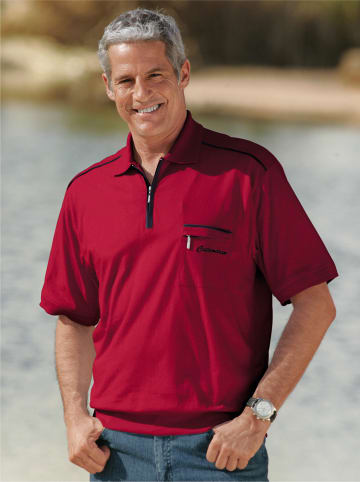 WITT WEIDEN Kurzarm-Poloshirt in rot