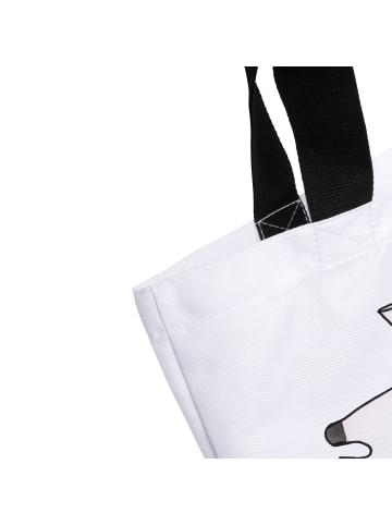 Mr. & Mrs. Panda Shopper Einhorn Blümchentail ohne Spruch in Weiß