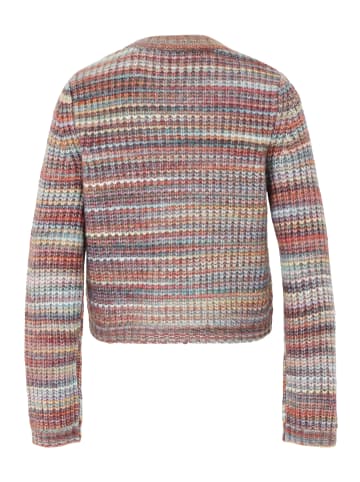 CARTOON Cardigan mit Rundhalsausschnitt in Pink/Green