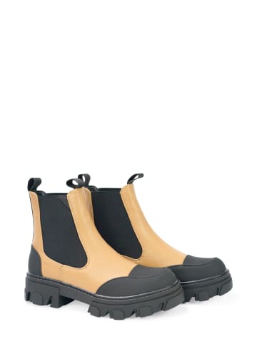 Findlay Stiefelette SWISS in beige-black