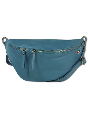 Florence Florence Gürteltasche Leder blau ca. 37cm breit