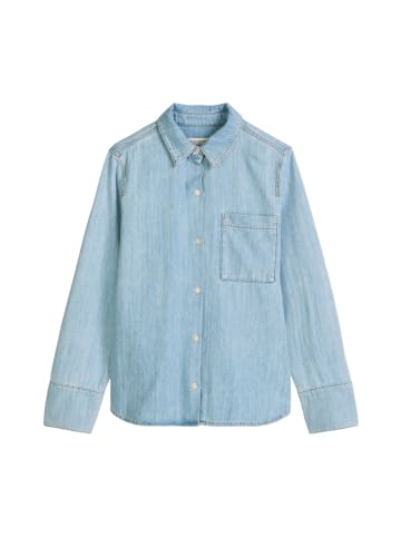 Marc O'Polo Jeansbluse regular A-Shape in Light Blue