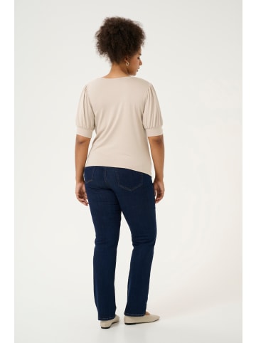 KAFFE curve T-shirt KCsissy Tight fit in Feather Gray