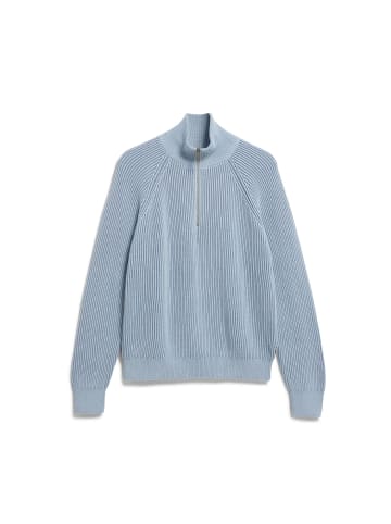 armedangels Strickpullover Troyer Vanisé in hellblau - 0001