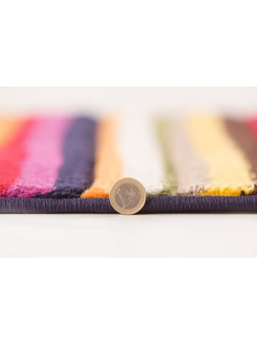 KADIMA DESIGN Luxuriöser pflegeleichter Teppich mit Streifenmuster