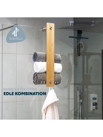 bremermann Handtuchhalter 2in1 ca. 18,5 x 60 x 10 cm (B/H/T)