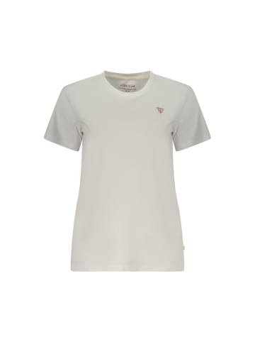 Guess Jeans Weiß Damen T-Shirt aus Baumwolle