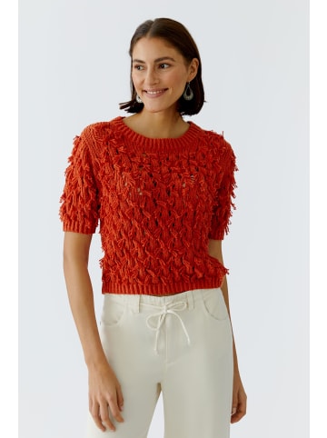 Oui Pullover in burnt tangarine