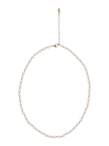 gaya Women Necklace in Rose Gold White