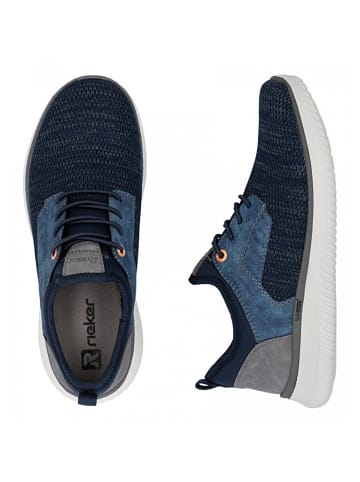 rieker sportlicher Schnürer in Blau