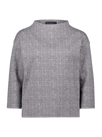 Betty Barclay Sweatshirt mit Kragen in Grau/Beige