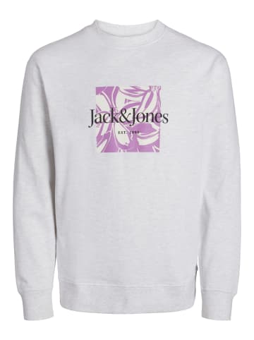 Jack & Jones Sweatshirt in White Melange