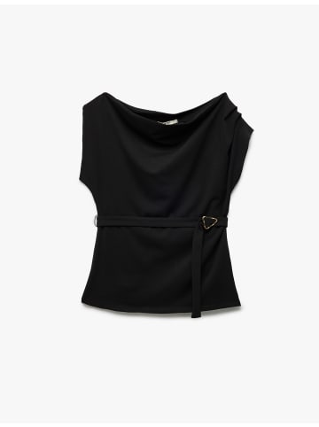 KOTON BLUSE SS in Schwarz