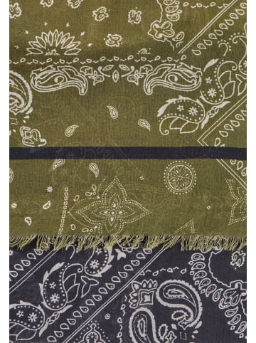 Camel Active Schal mit Allover Print in Oliv