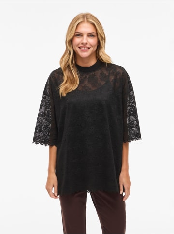 Vila T-Shirt in Black