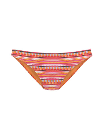 LASCANA Bügel-Bandeau-Bikini in orange gestreift
