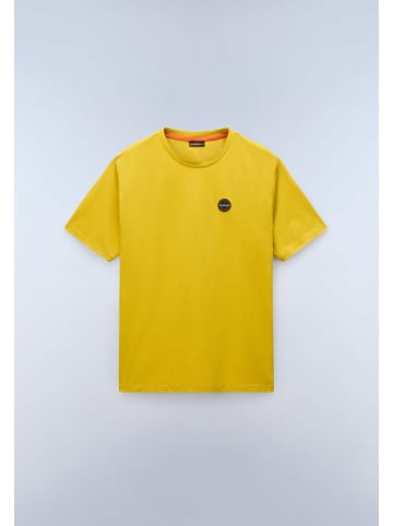 Napapijri T-Shirt "S-Badge Ss 1" in Gold