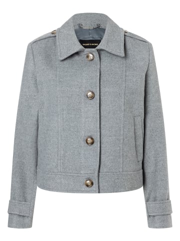More & More vielseitig kombinierbare Kurz-Jacke in warm grey melange