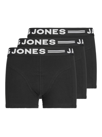 JACK & JONES Junior 3er-Pack Trunks in Black