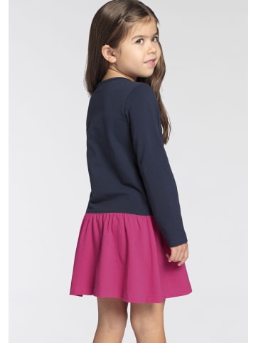 Kidsworld Jerseykleid in marine-pink
