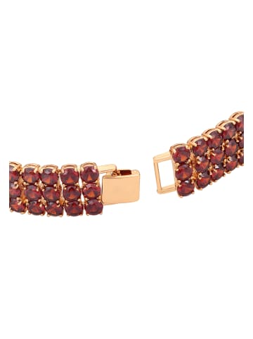 gaya Women Bracelet in Rose Gold Red