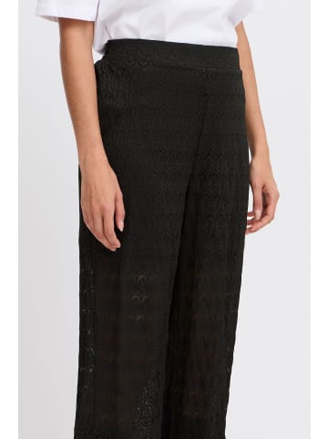 b. young BYRUBI PANTS - loose fit in Black
