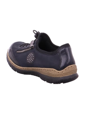 rieker Komfort Schnürschuhe in Blau