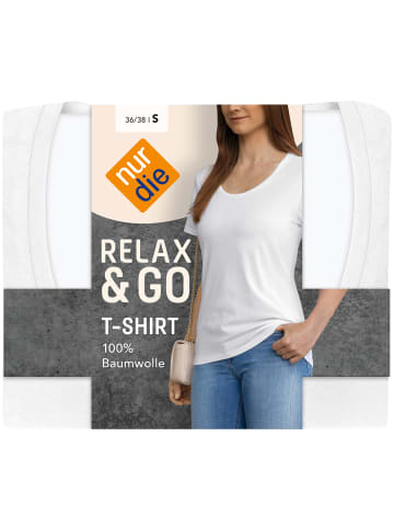 Nur Die  T-Shirt Relax & Go in weiß