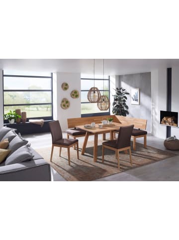 58 aufm Kessel ECKBANKGRUPPE Modern Danny 1 für 7 Personen Massivholz Kernbuche/Braun