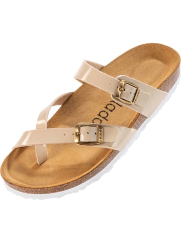 palado Pantoletten in Lack Cream