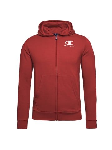 Champion Sweatjacke Hooded Full Zip in rot