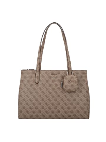 Guess Power Play Shopper Tasche 40 cm in latte logo