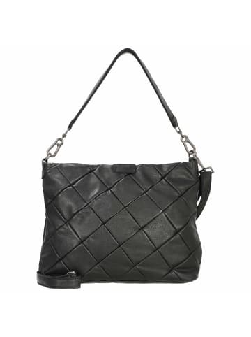 FREDs BRUDER Check My Hobo - Schultertasche 35 cm (black) in schwarz